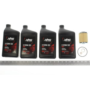 Can-Am New OEM 4T 10W-50 Synthetic Blend Oil Change Kit for Rotax 900 ACE – 9779261