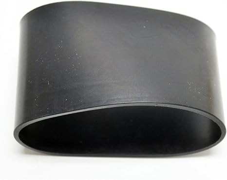 Black molded Can-Am CVT air adapter with a wide oval opening and smooth curved exterior.