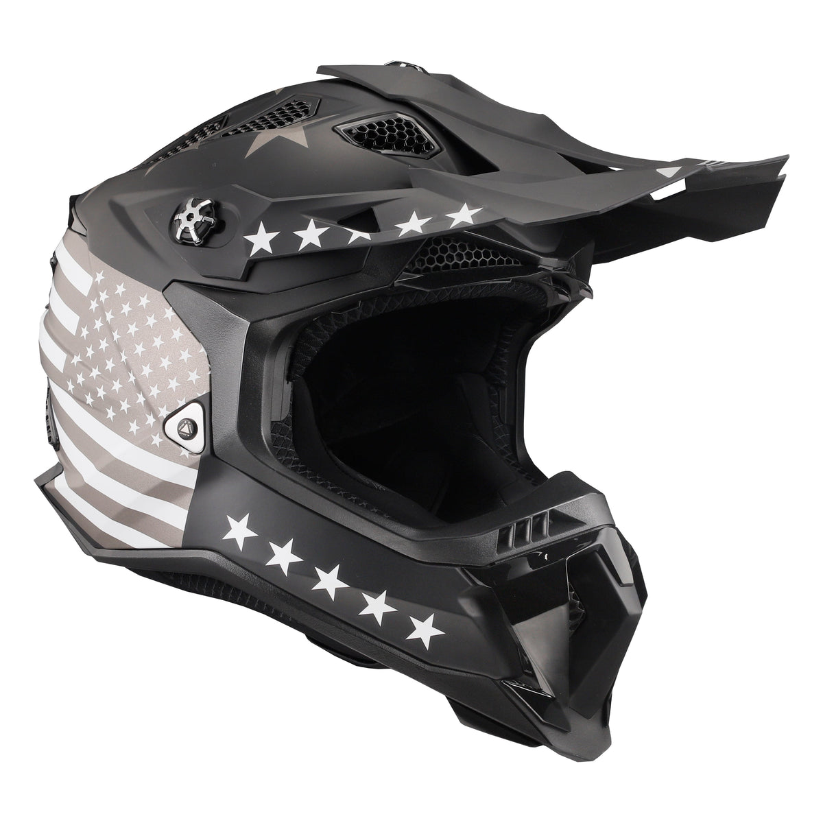 LS2 Subverter Evo 76 Full Face MX Motorcycle Helmet – Black/White/Gray