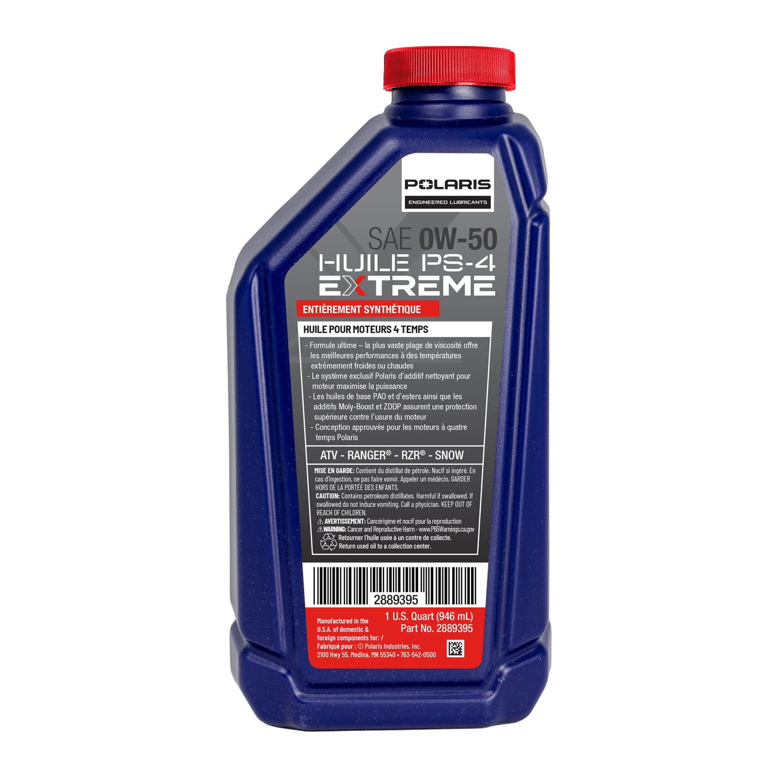 Polaris PS-4 EXTREME engine oil for off-road vehicles and snowmobiles