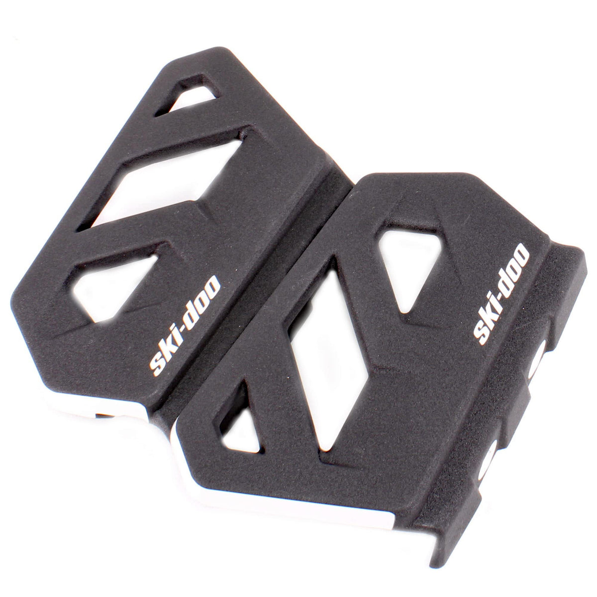 Ski-Doo OEM Lateral Footplates 860201402 – Black cast aluminum support