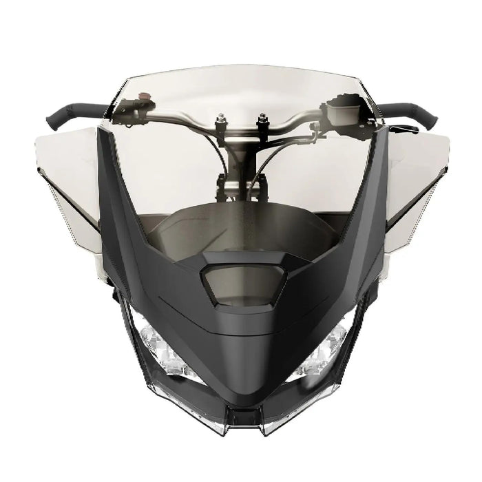 Ski-Doo OEM Medium Windshield Kit in smoke tint, 15-inch height