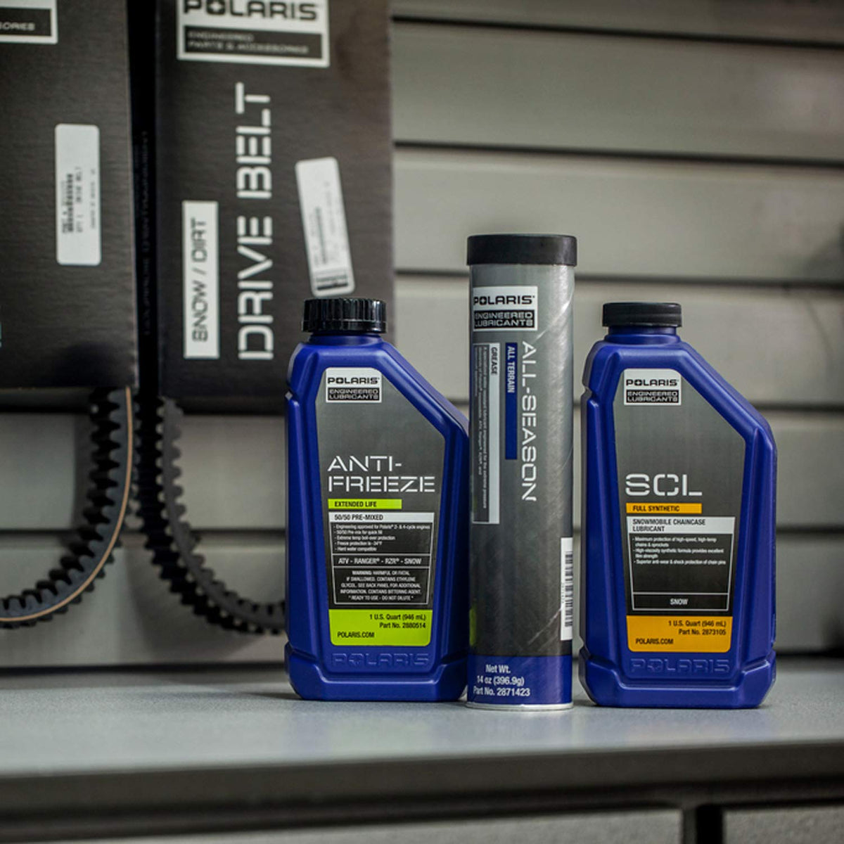 Polaris 2873105 chaincase lubricant protects high-speed chains and sprockets