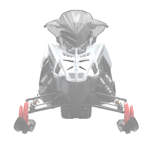 Polaris Snowmobile MATRYX Grill Inserts – Gloss Black (OEM 2884979-067)