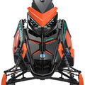 Custom orange grill inserts for Polaris MATRYX snowmobile