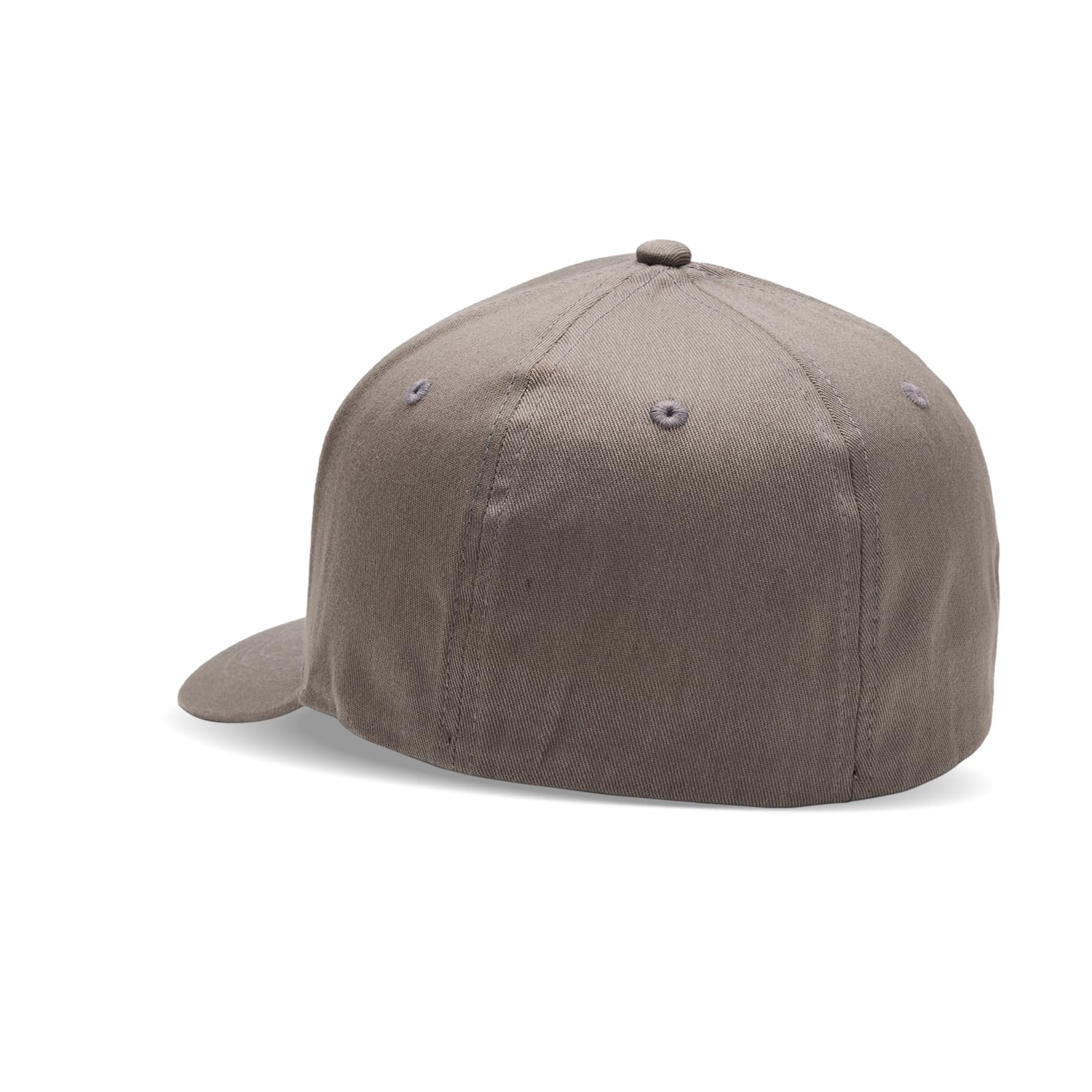 Image of the Fox Racing Fox Head Flexfit Hat in Steel Grey/Grey.