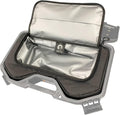 Black fitted storage liner with a silver reflective insulated interior, padded sides, zippered opening, and BRP-branded label.