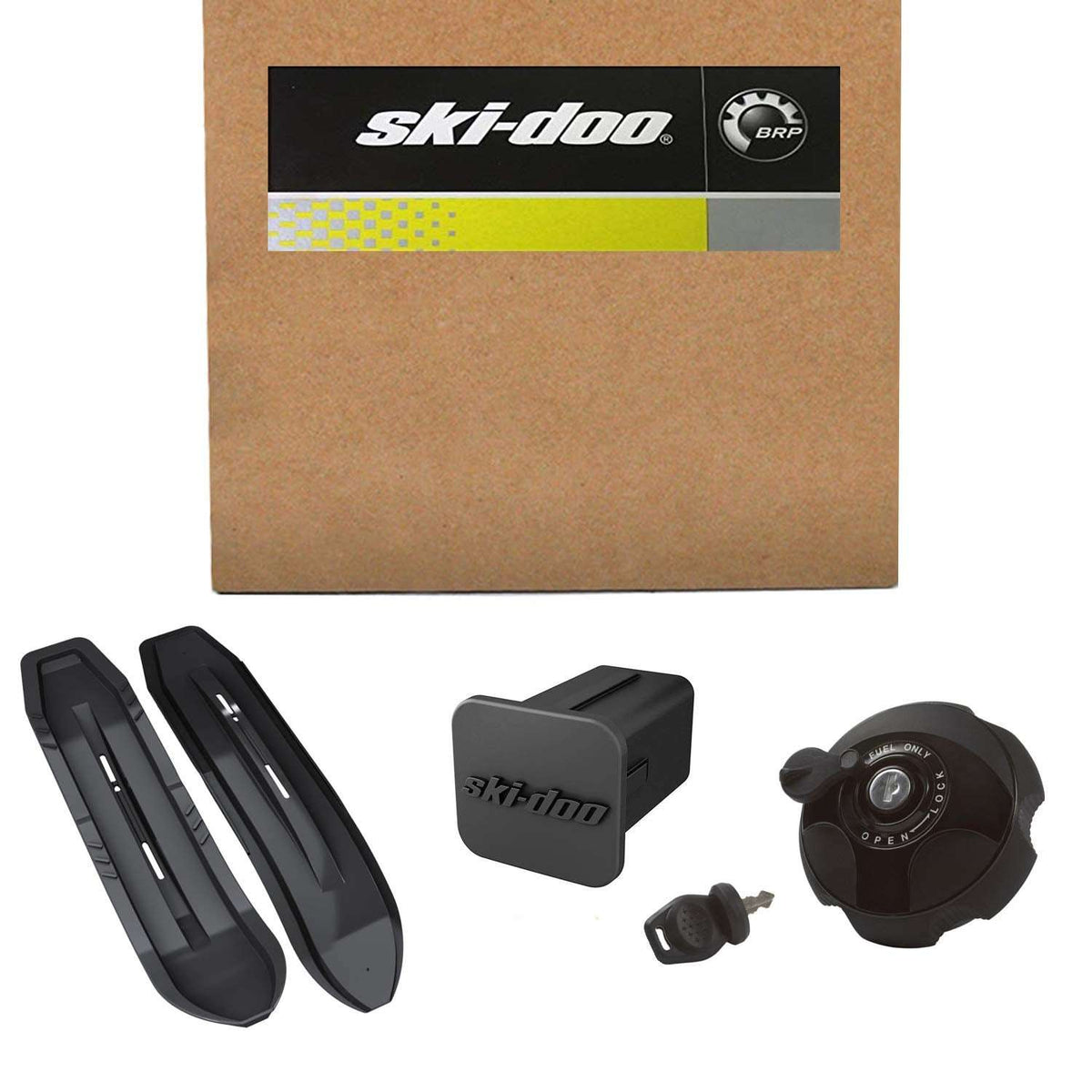 Ski-Doo Handguard Caps for Vehicle with Transparent/Flexible Handguard 860201347