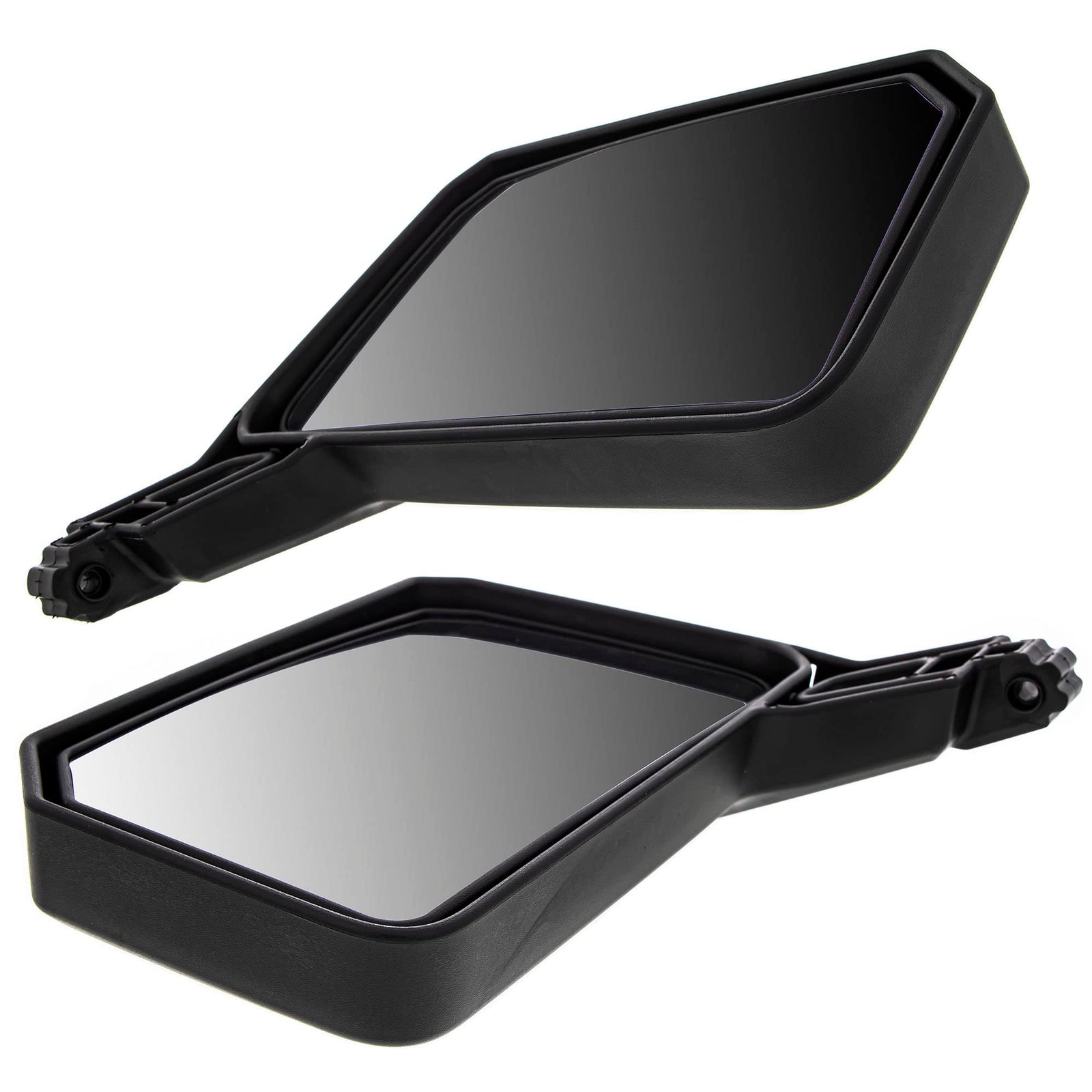 Black pair of side mirrors for Can-Am off-road vehicles