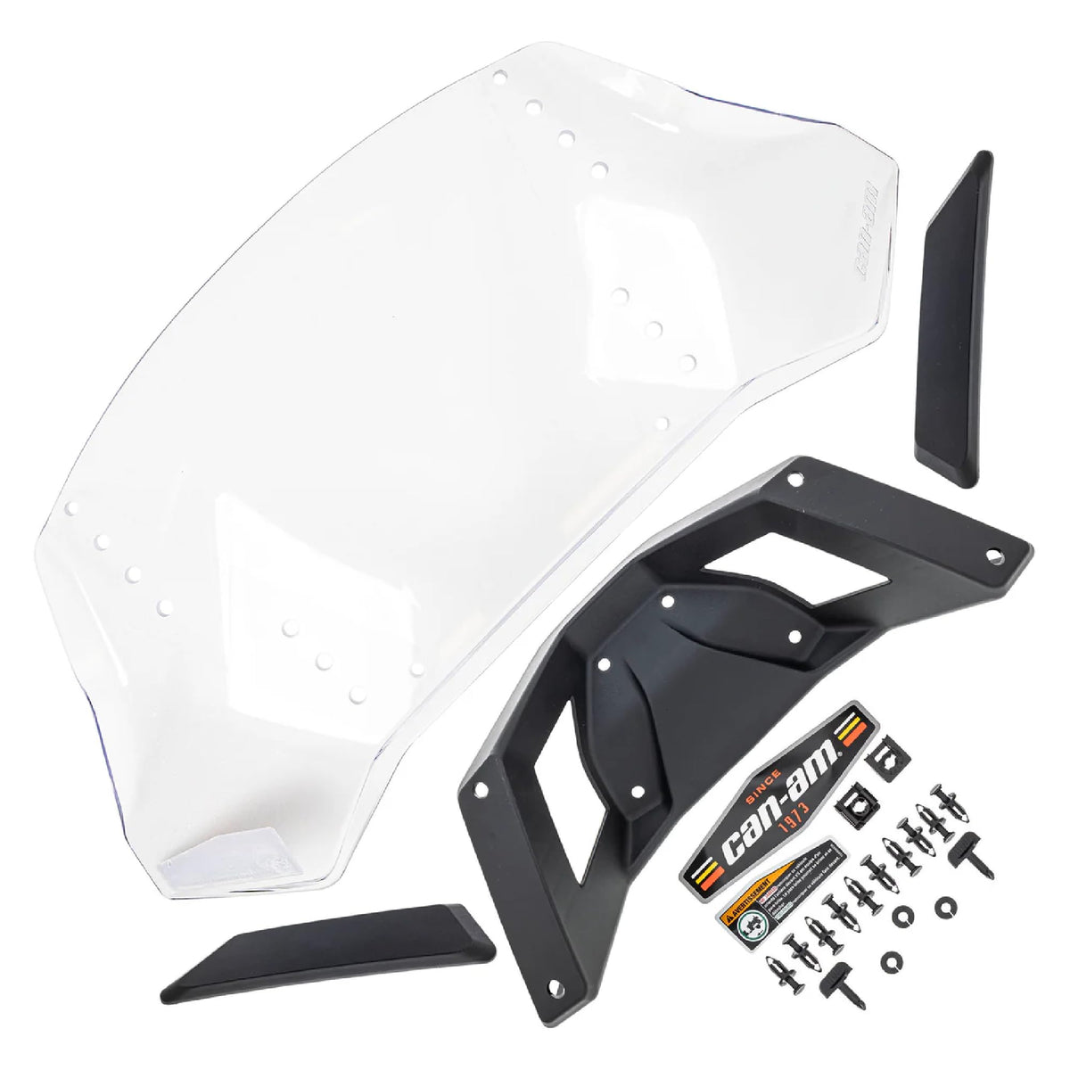 Can-Am 3-Position Polycarbonate Adventure Low Windshield OEM 715005860