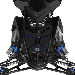 Polaris Snowmobile MATRYX Grill Inserts – Purple (OEM 2884979-784)