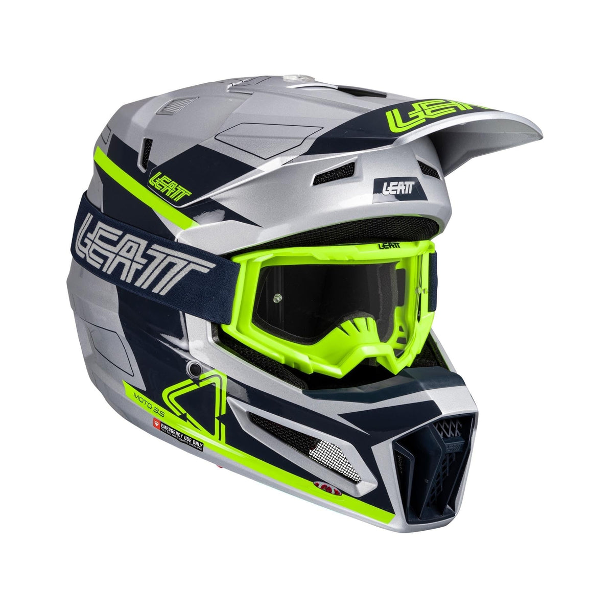 Leatt Moto 3.5 Composite Helmet & Vizion 3.5 Goggles Kit