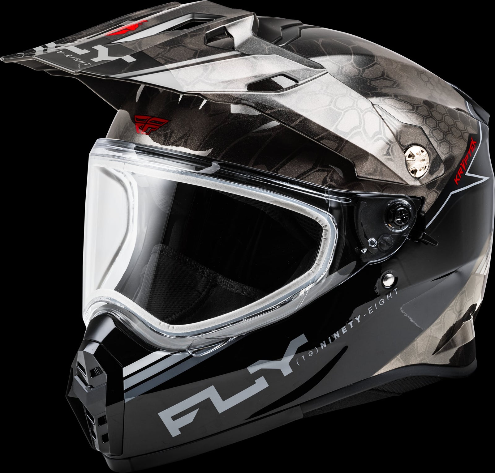 FLY RACING Helmet Trekker Cold Weather Conceal Helmet Dual Shield (2024)