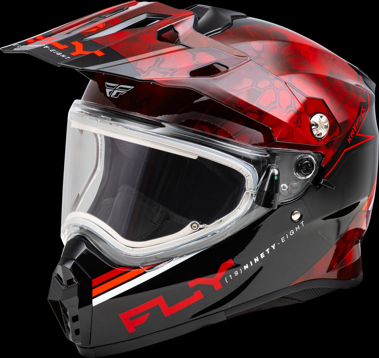 FLY RACING Helmet Trekker Cold Weather Conceal Helmet Electric Shield (2024)