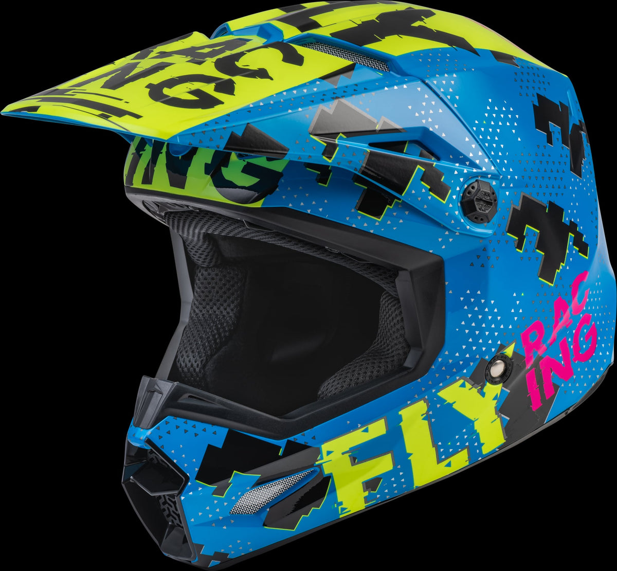 FLY RACING Helmet Youth Kinetic Scan Helmet