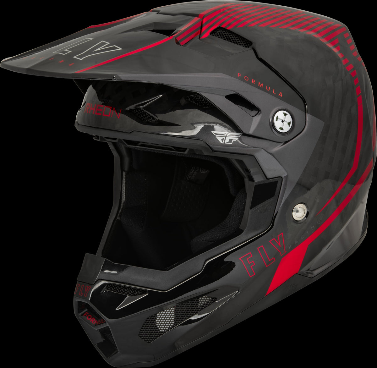 FLY RACING Helmet Youth Formula Carbon Tracer Helmet