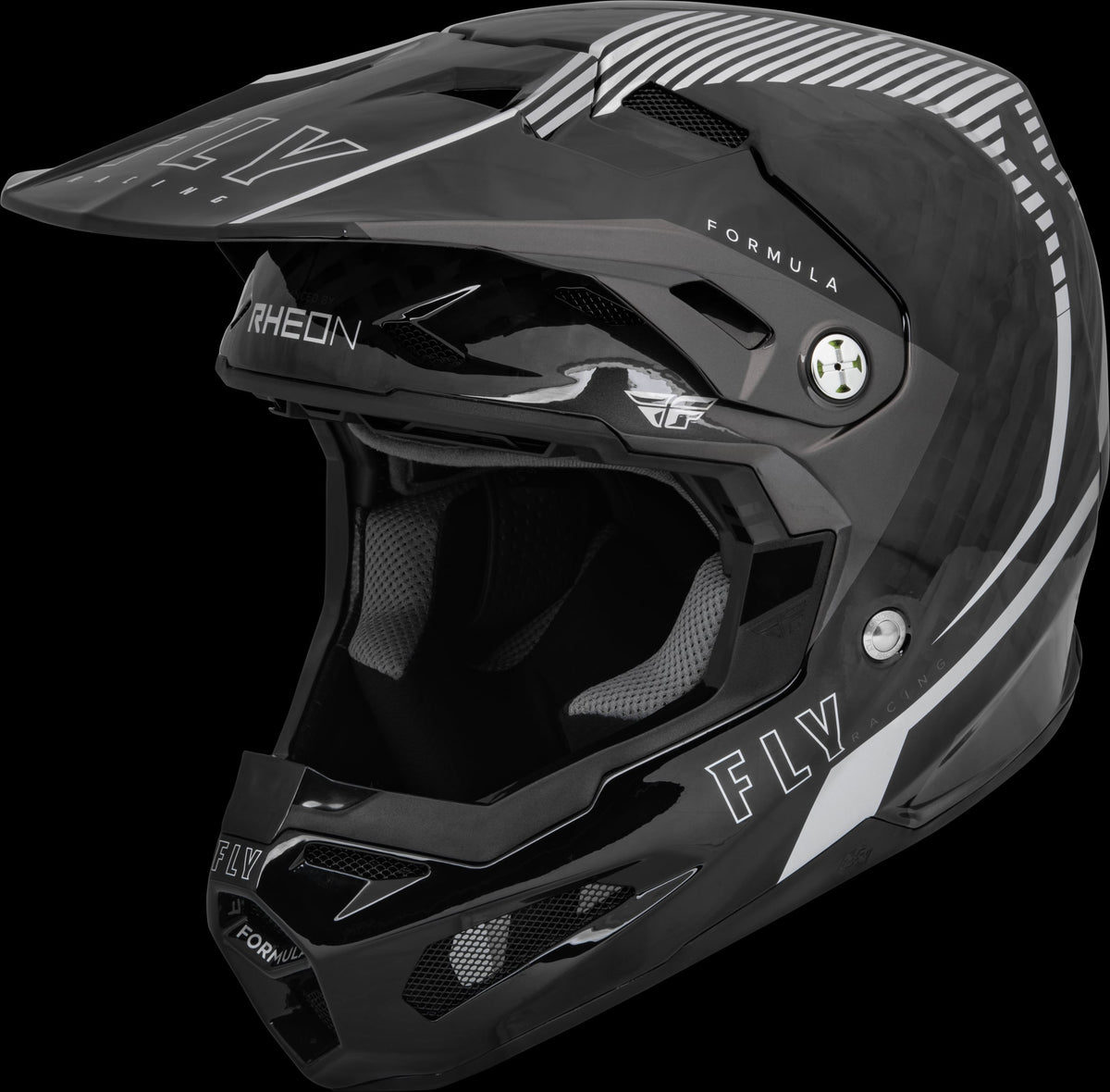 FLY RACING Helmet Youth Formula Carbon Tracer Helmet