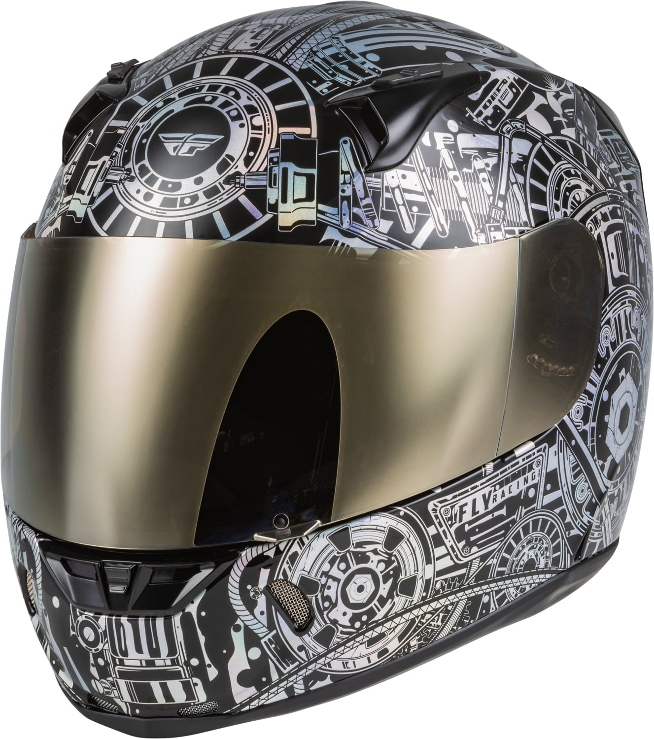 FLY RACING Helmet Revolt Matrix Helmet