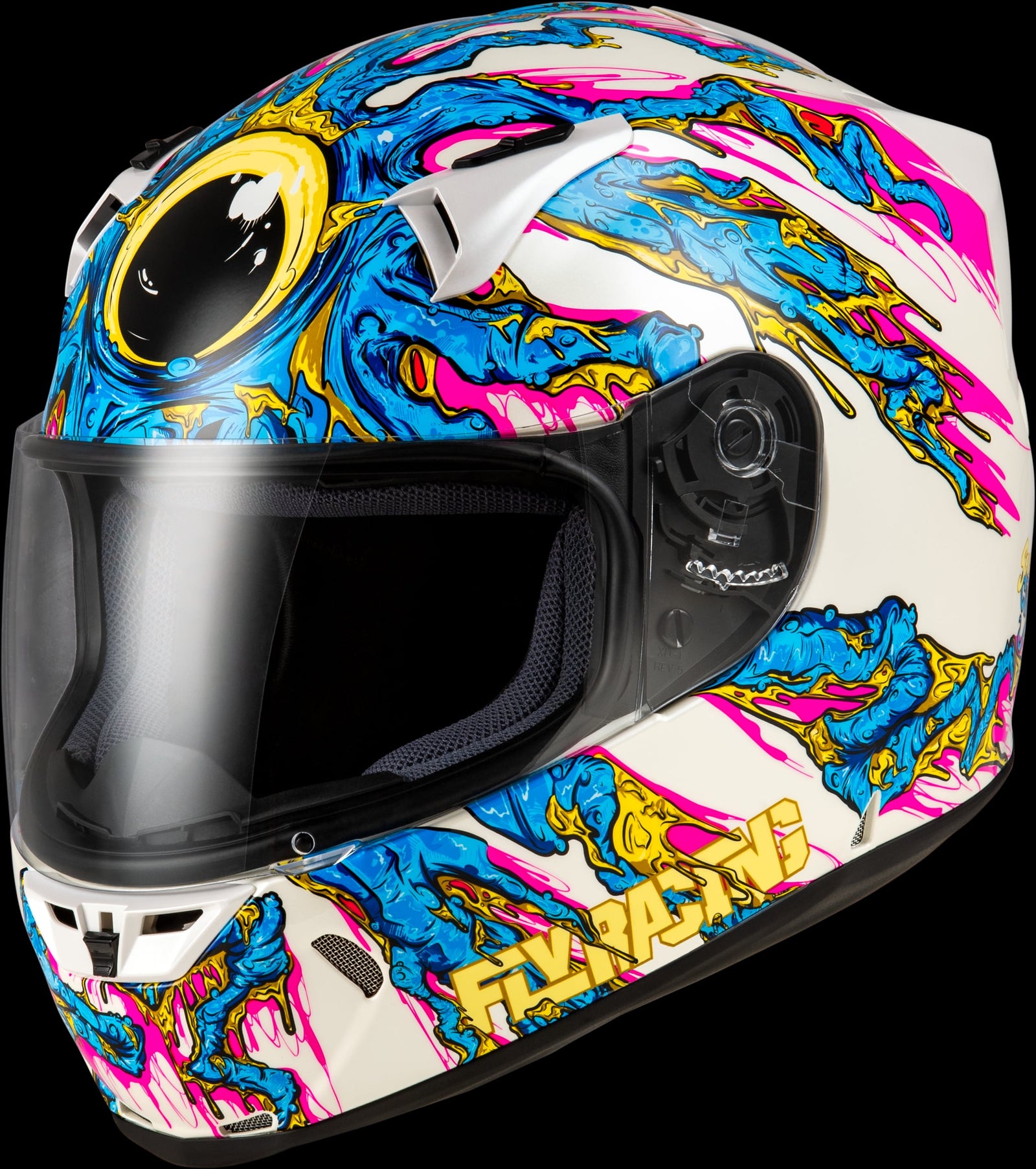 FLY RACING Helmet Revolt Space Creep Helmet (2024)