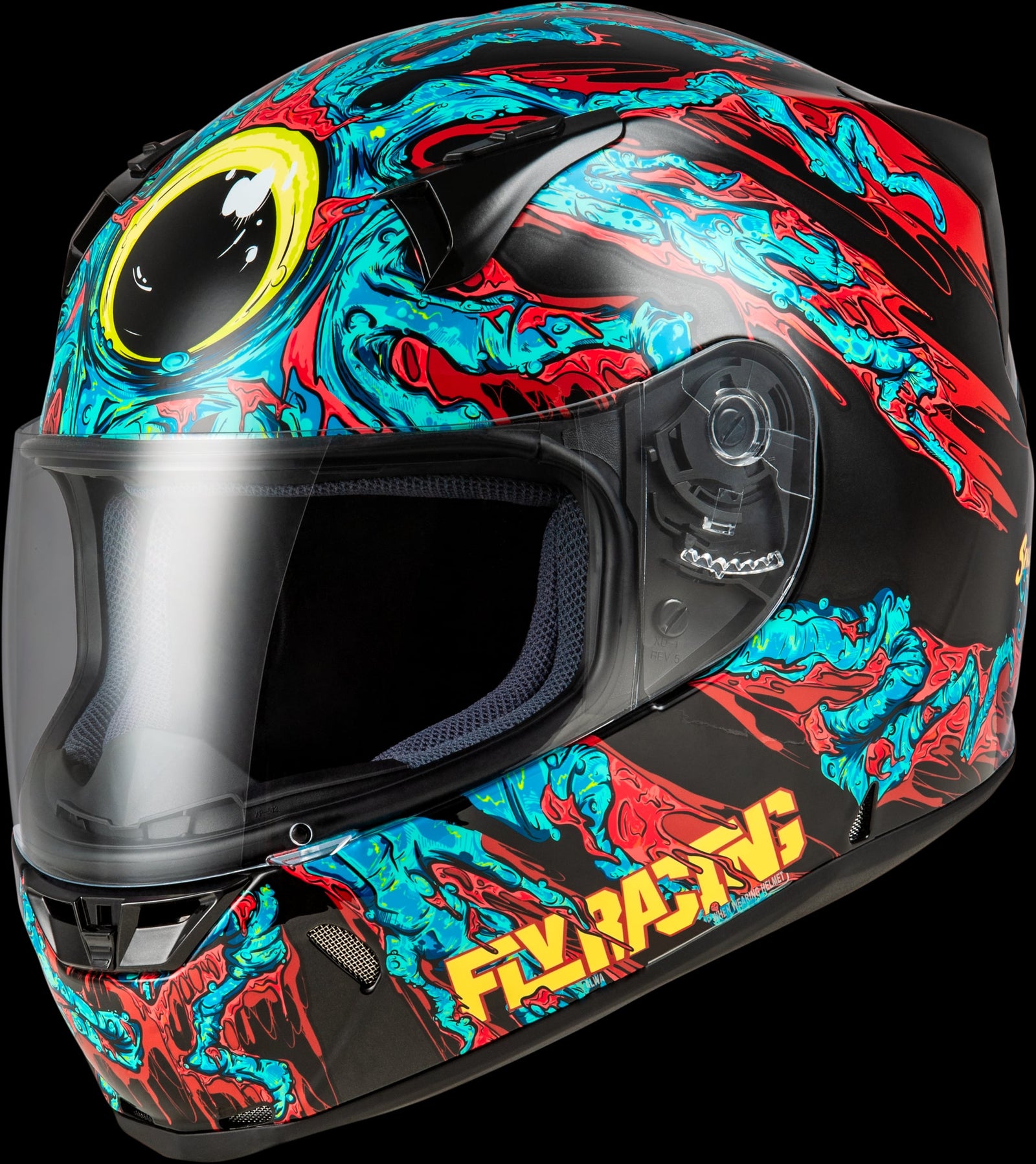 FLY RACING Helmet Revolt Space Creep Helmet (2024)