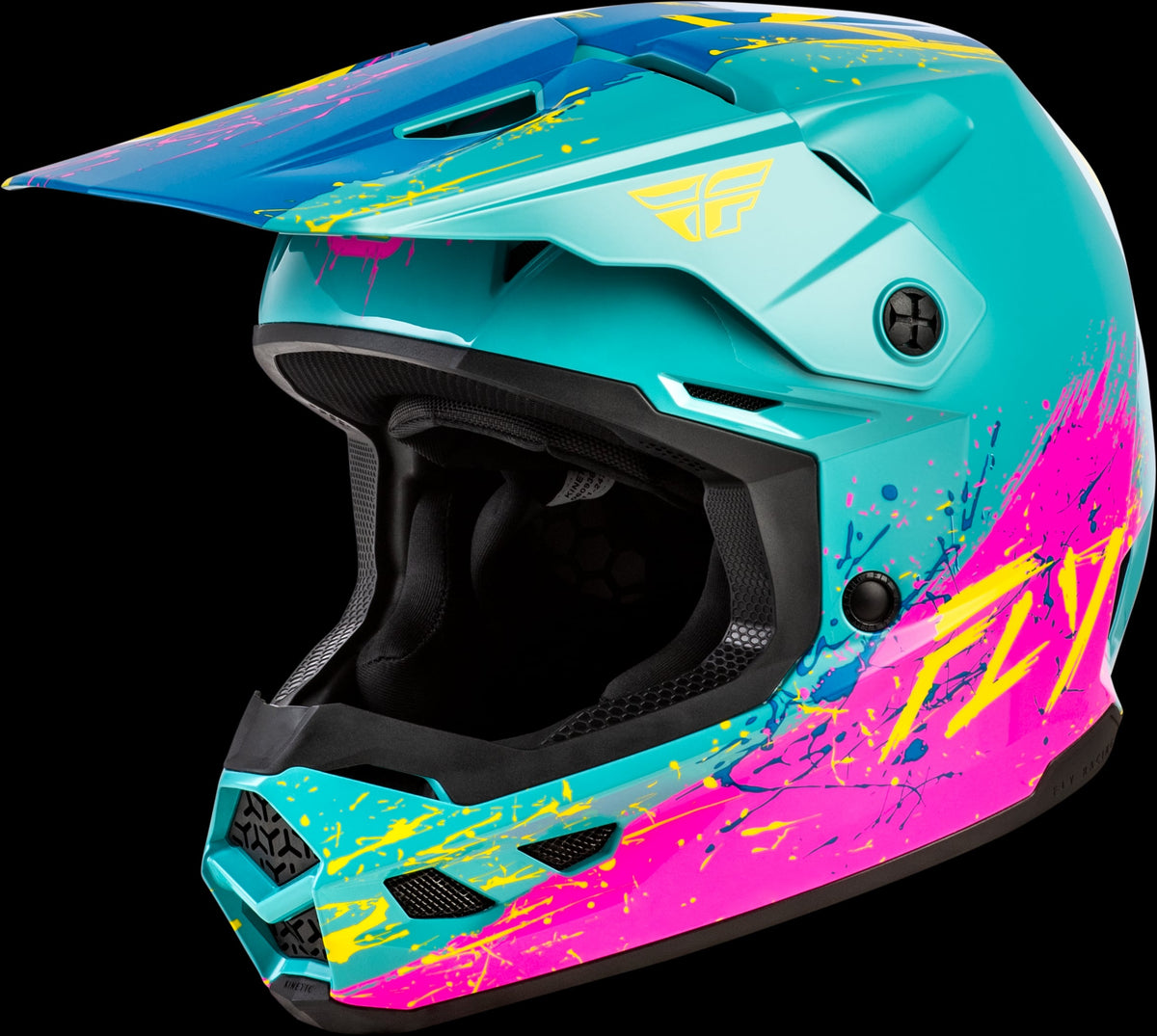 FLY RACING Helmet Youth Kinetic Drip Helmet (2026)