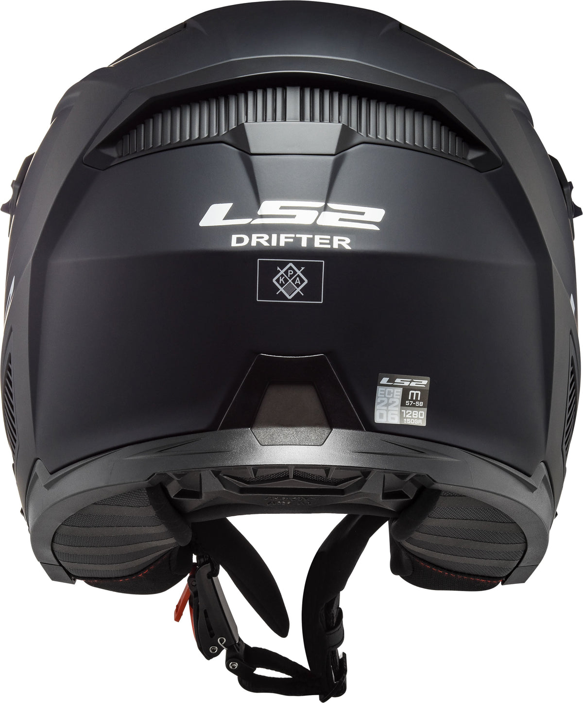 Drifter Solid Open Face Helmet with SunShield - Matte Black Product View