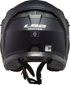 Drifter Solid Open Face Helmet with SunShield - Matte Black
