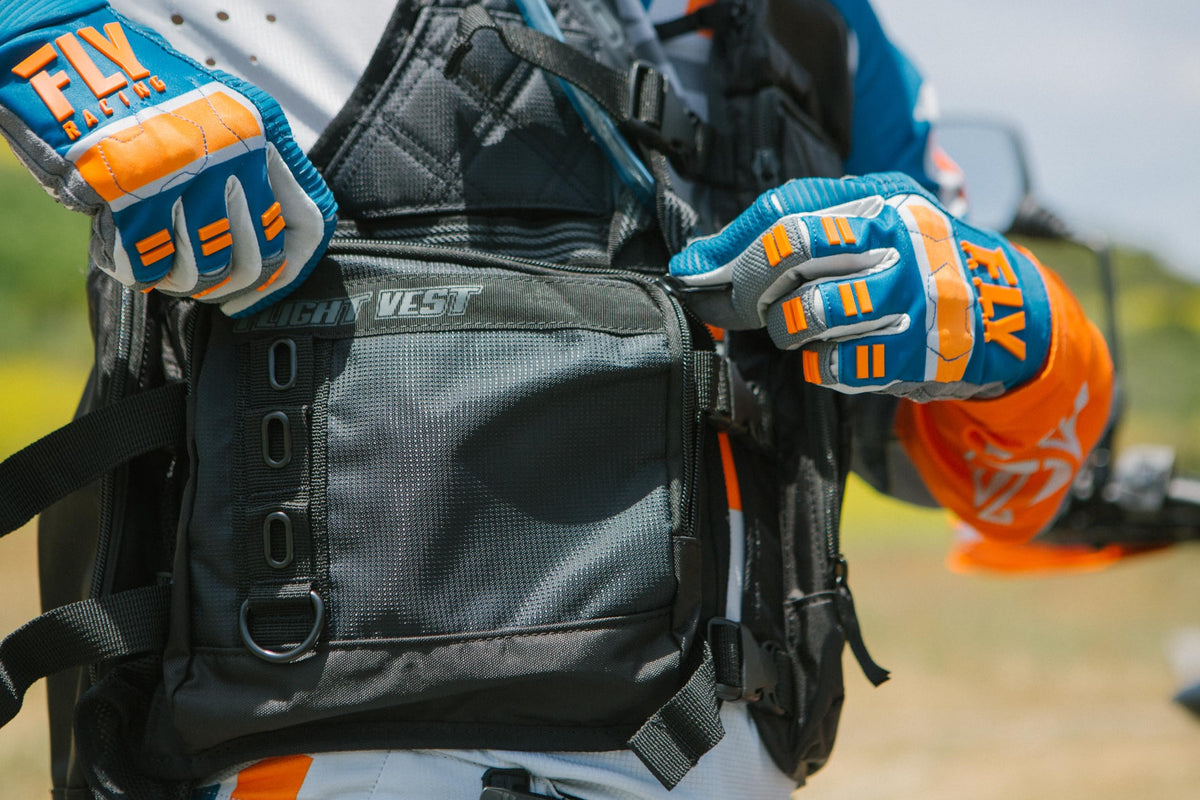 OGIO black motorcycle vest – unisex utility design