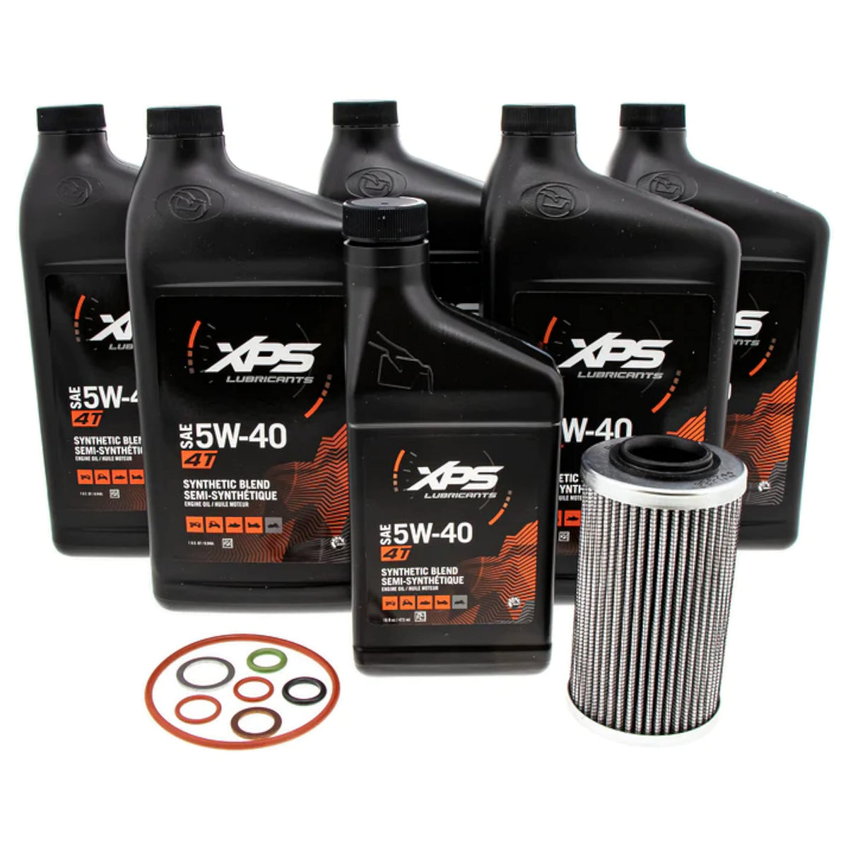 Can-Am 4T 5W-40 Synthetic Blend Oil Change Kit 9779484