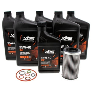 Can-Am OEM 4T 5W-40 Synthetic Blend Oil Change Kit for Rotax 1330 Engine – 9779484