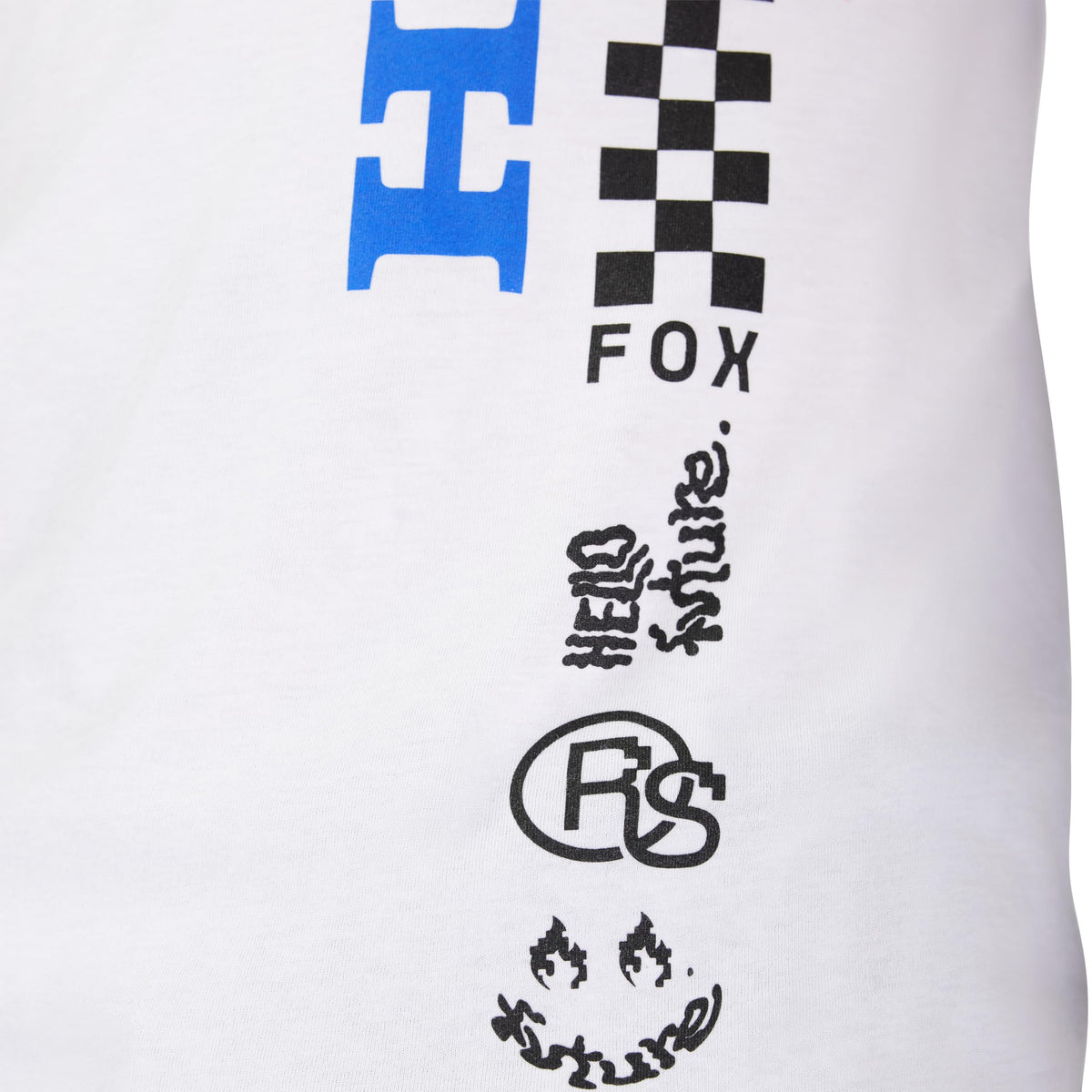 Optic White Fox Honda T-Shirt designed for fans of motocross and off-road riding.