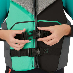 Sea-Doo Freedom Adult Unisex PFD/Life Jacket (Ecoprene) – Teal, X-Large