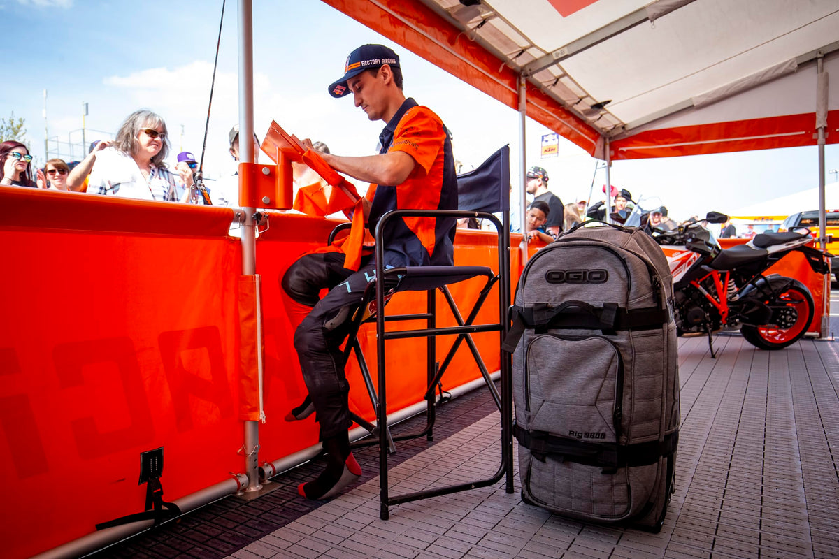 OGIO Coyote 9800 off-road luggage with SLED base and heavy-duty wheels