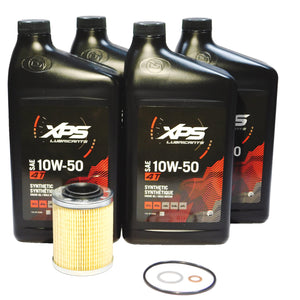 Can-Am New OEM 4T 10W-50 Synthetic Blend Oil Change Kit for Rotax 900 ACE – 9779261
