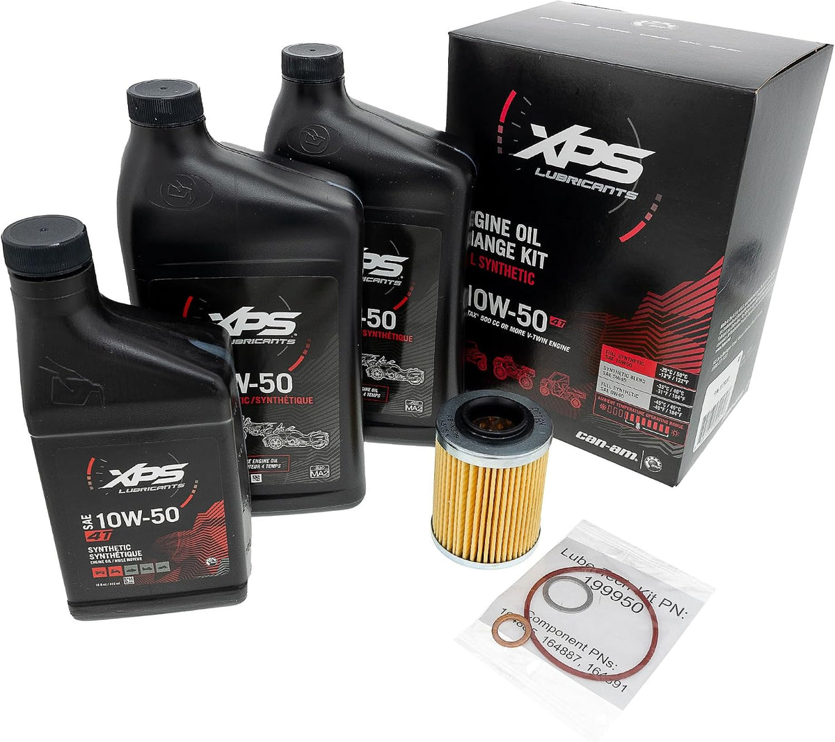 Can Am Defender Hd7 Outlander 500 700 Xps 0W40 Oil Change Kit 9779481