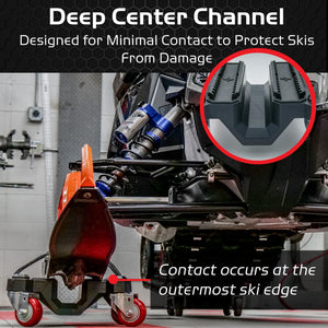 Caliber Rover 360 Snowmobile Dolly – Heavy-Duty 3-Pack (1,500 LB Capacity)