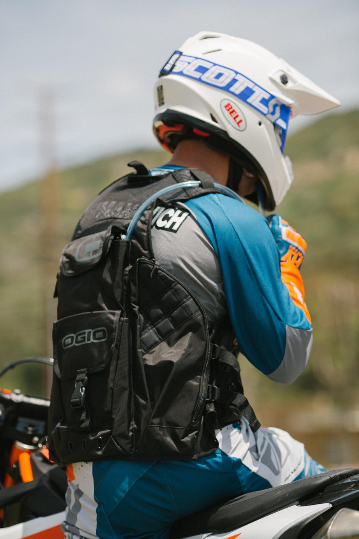 OGIO motorcycle utility vest with multiple storage pockets