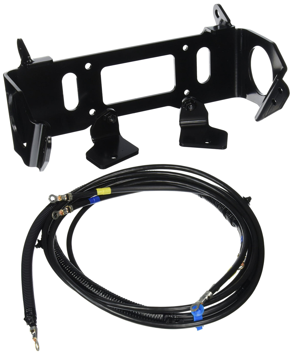 Honda OEM winch mount kit 08L72-HL4-A04 installed on a 2016 Pioneer 1000.