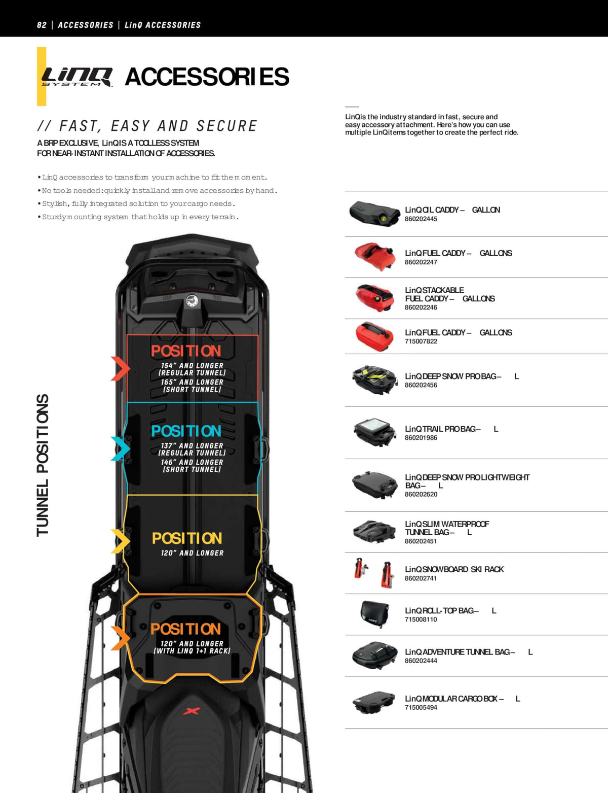Ski-Doo Expedition LinQ 4 Gallon Stackable Fuel Caddy – Red