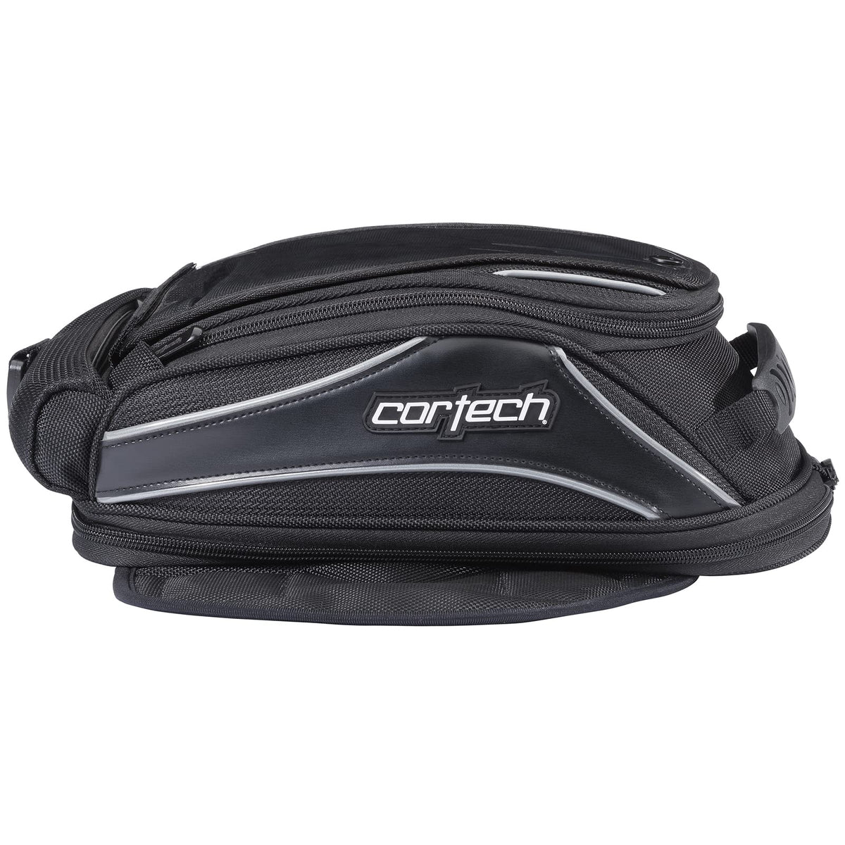 Cortech Super 2.0 10L motorcycle tank bag in black