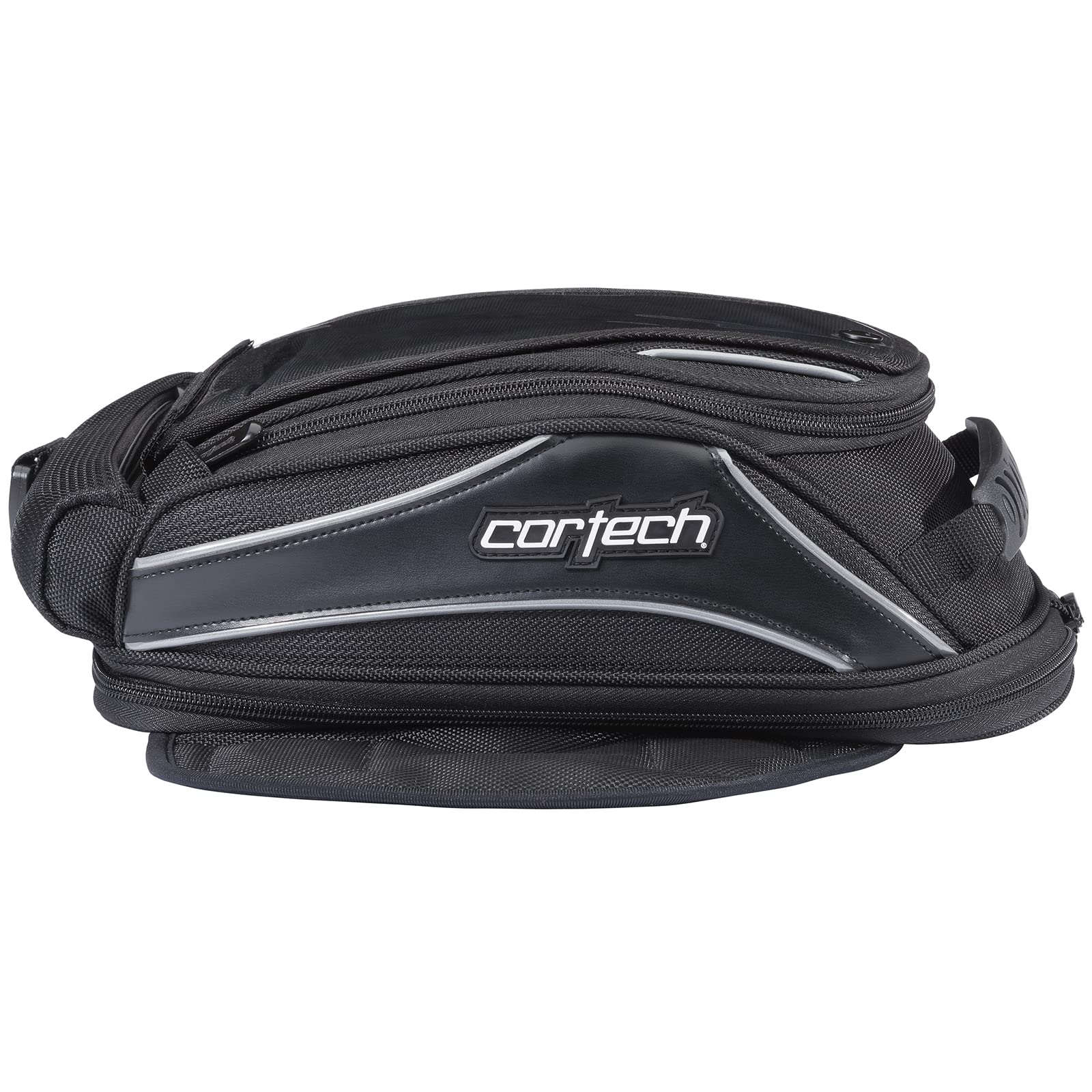 Cortech Super 2.0 10L motorcycle tank bag in black