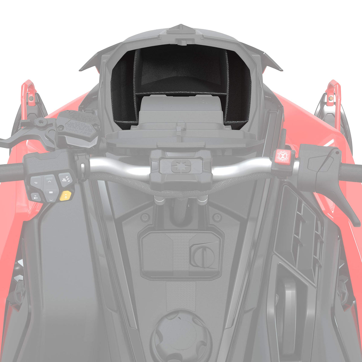Polaris Snowmobile Glove Box Liner – OEM Storage Organizer with 4 Compartments, Part 2884753