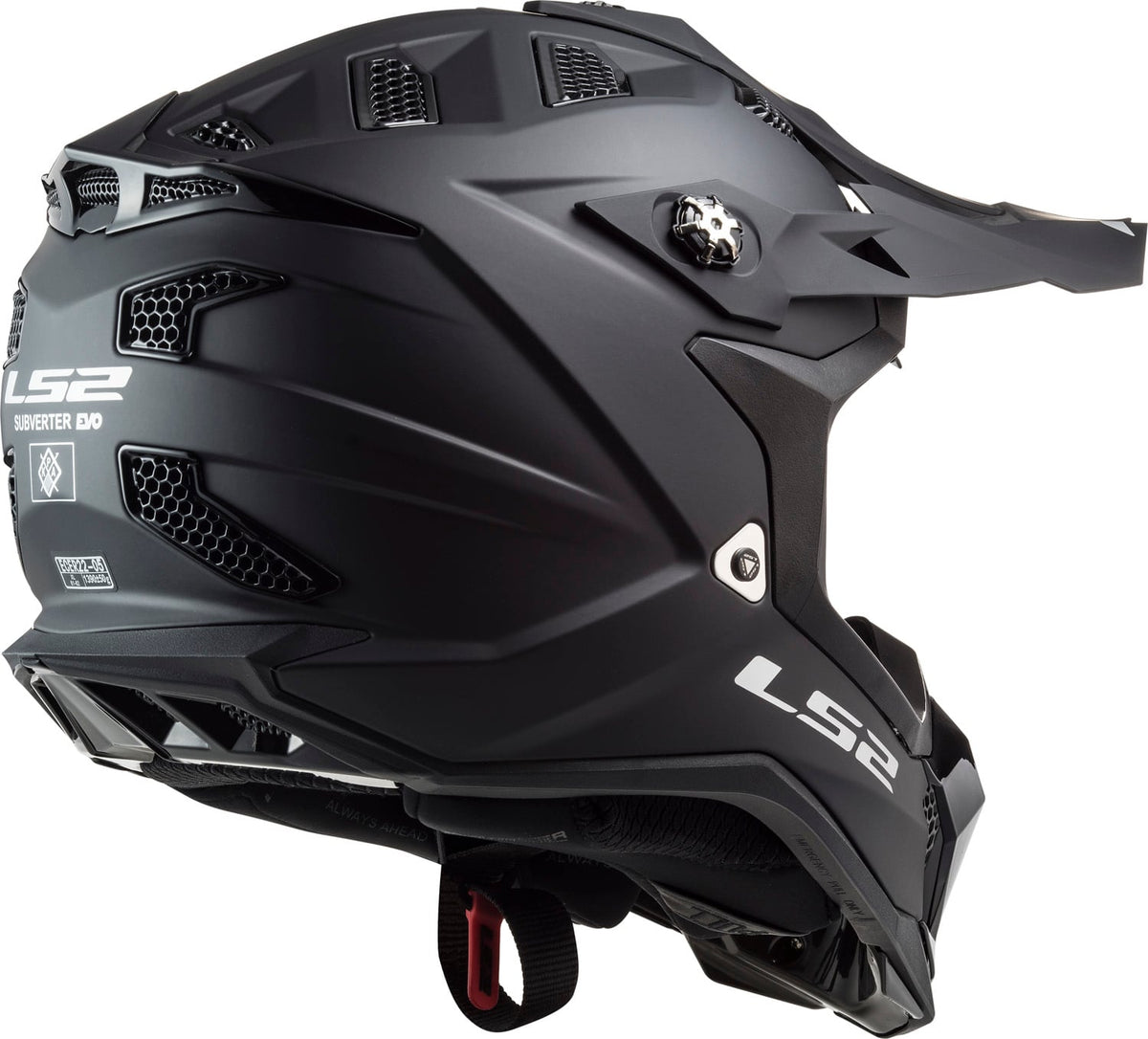 Helmet Subverter Evo Solid Full Face MX Motorcycle Helmet - Matte Black Product View