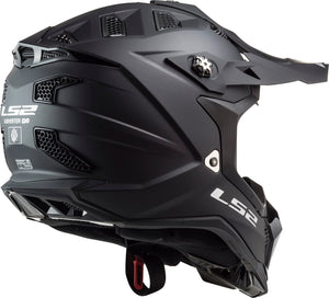 Helmet Subverter Evo Solid Full Face MX Motorcycle Helmet - Matte Black