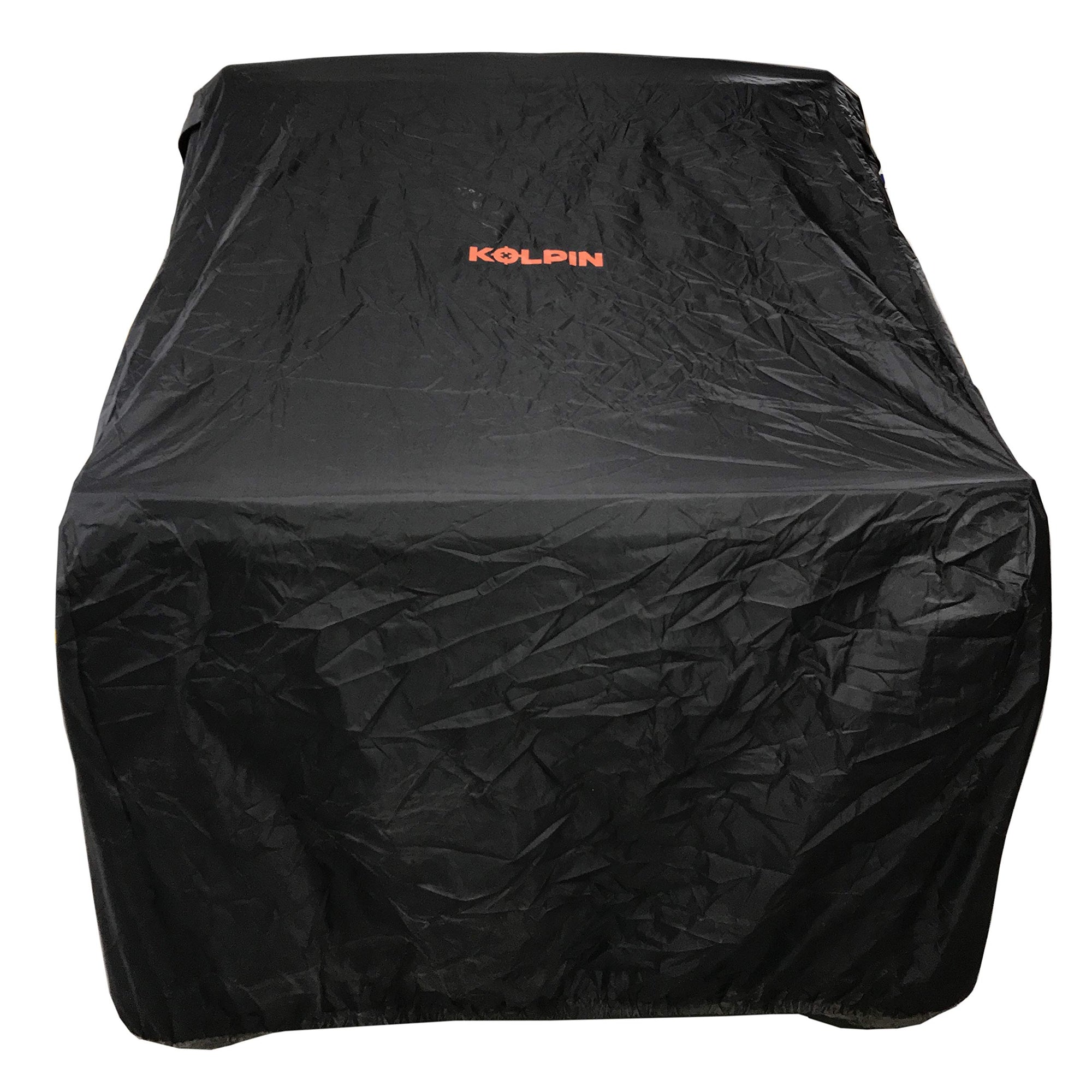 Kolpin black UTV cover protecting full-size SxS from weather and debris.