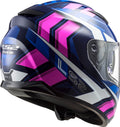 Stream Loop Full-Face Motorcycle Helmet with SunShield - Premium Protection in Gloss Black/Red/White Product View