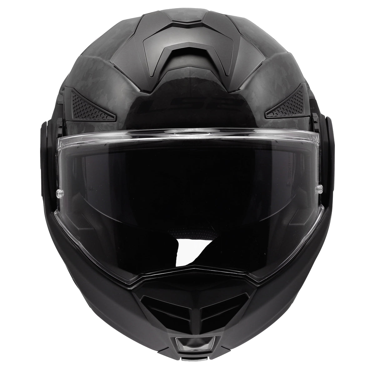 Helmet Advant X Carbon Forged Modular Motorcycle Helmet with SunShield - Gloss Black Product View