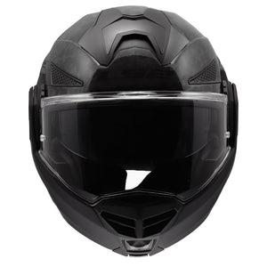 Helmet Advant X Carbon Forged Modular Motorcycle Helmet with SunShield - Gloss Black