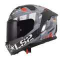 Helmet Assault III Trench Full Face Motorcycle Helmet with SunShield - Matte Gunmetal Gray Product View