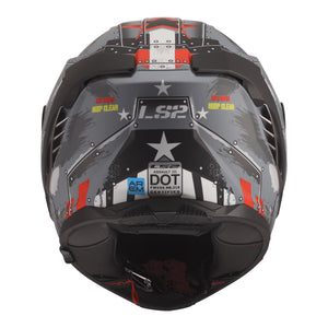 Helmet Assault III Trench Full Face Motorcycle Helmet with SunShield - Matte Gunmetal Gray